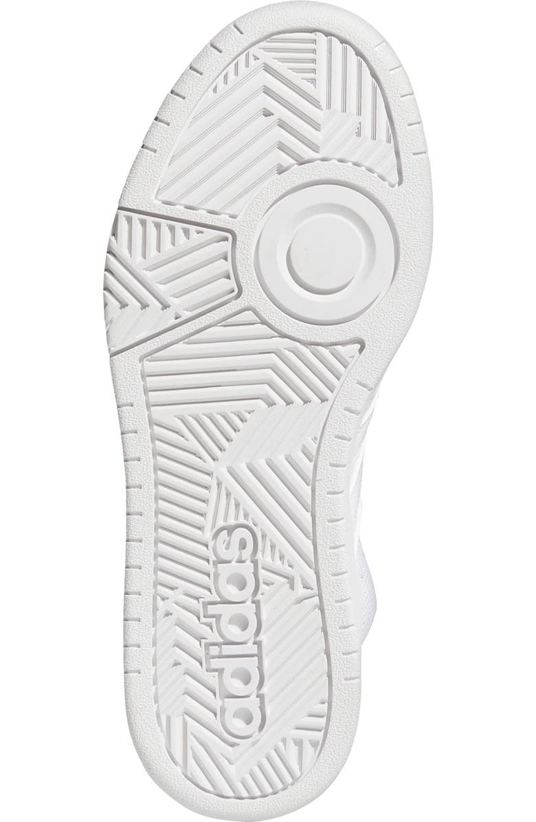 adidas Hoop 3.0 Mid Classic Sneaker, Alternate, color, White/ White/ Dash Grey