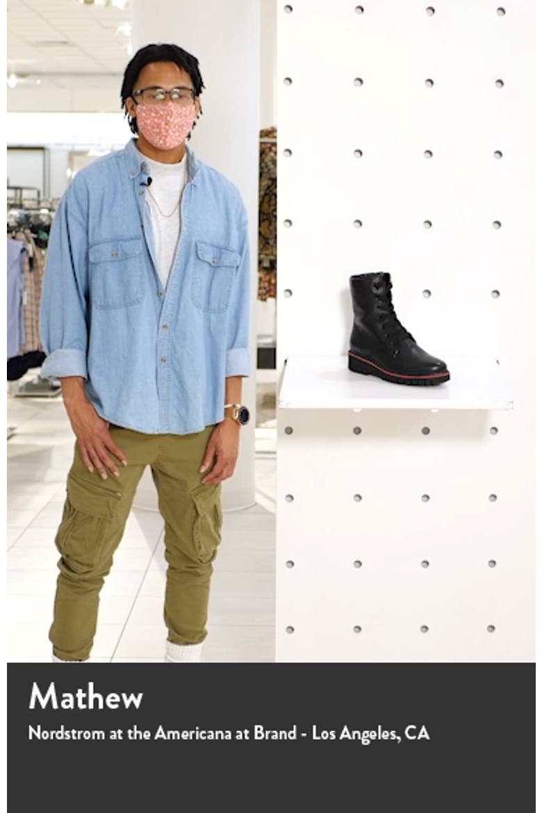 January Lug Sole Combat Boot video