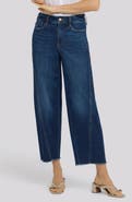 NYDJ Alyssa Frayed Crop Relaxed Tapered Jeans