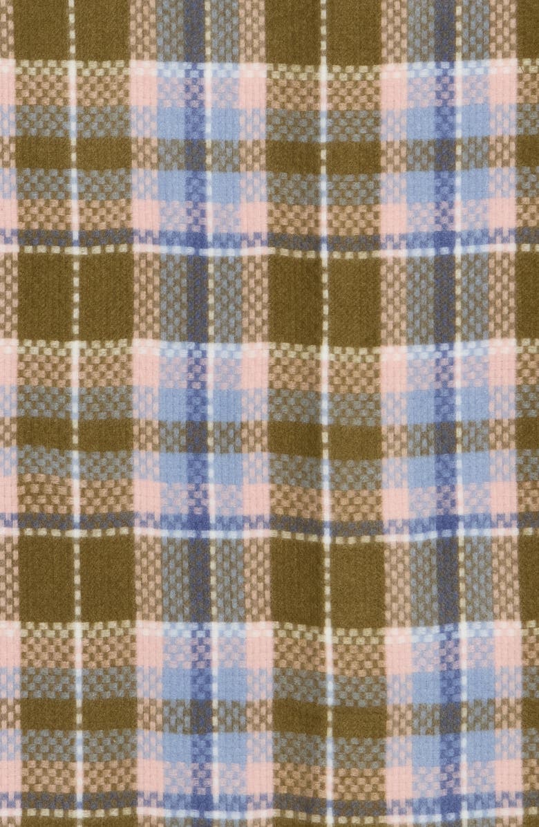 Vince Camuto Basketweave Fringe Scarf, Alternate, color, Olive