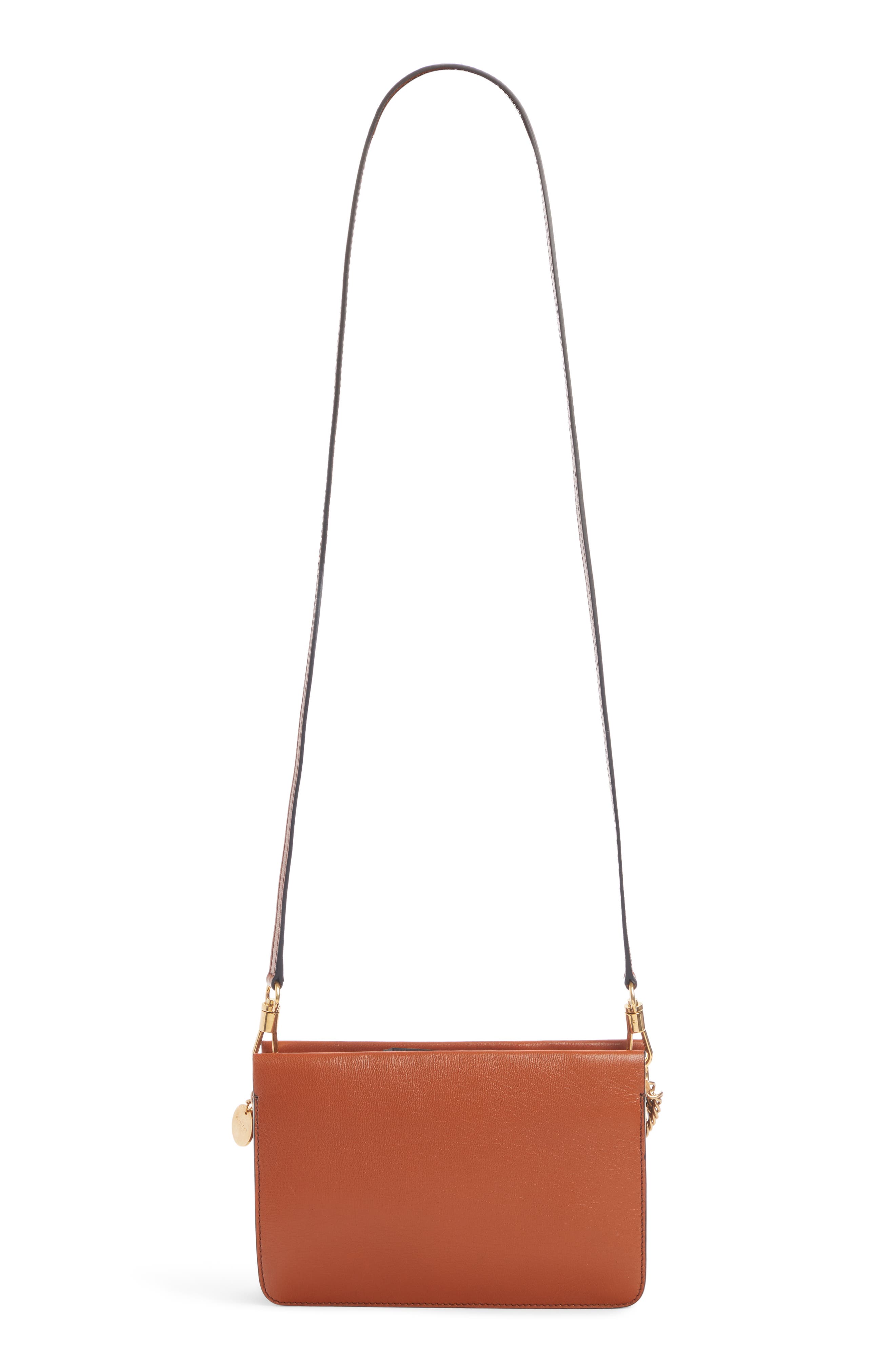 Cross 3 Leather Crossbody Bag, Alternate, color, CHESTNUT