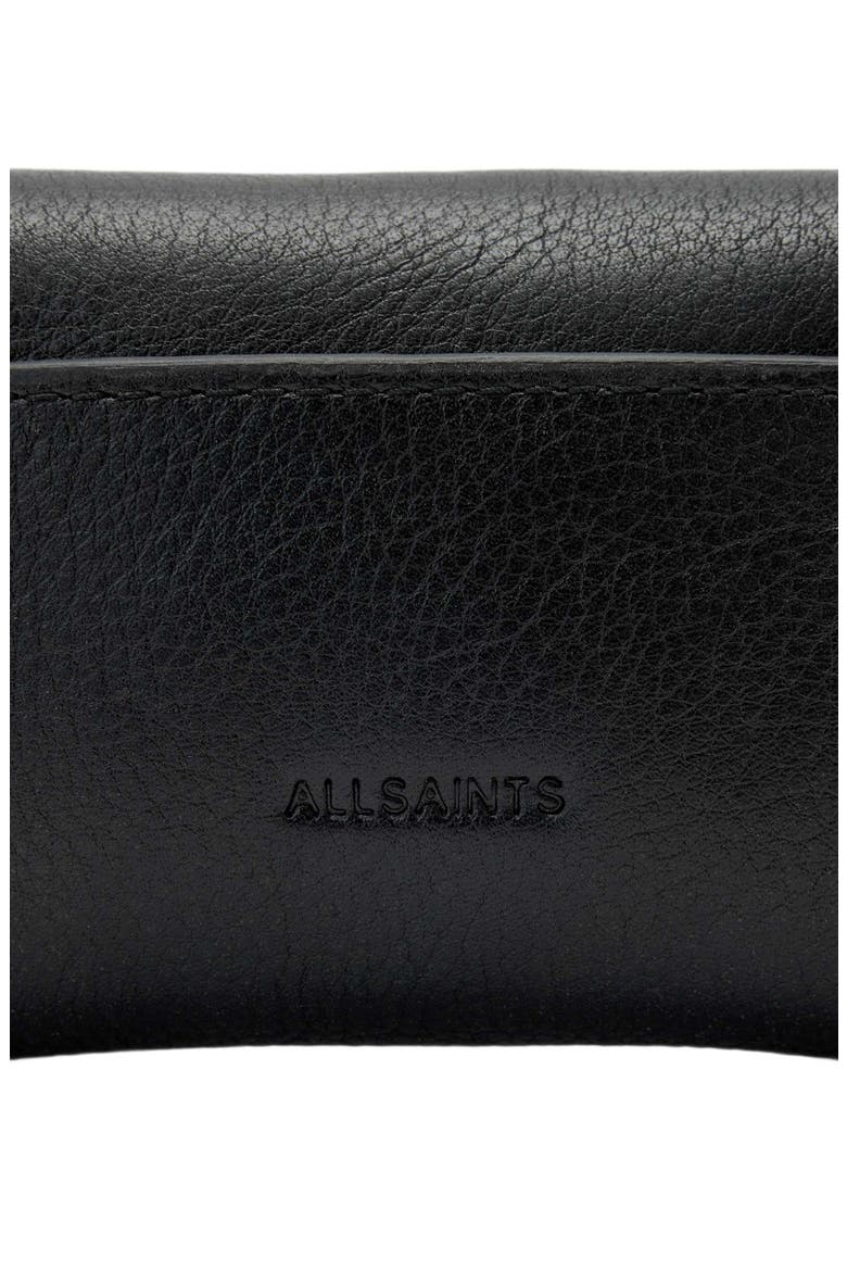 Stud Leather Card Case, Alternate, color, BLACK