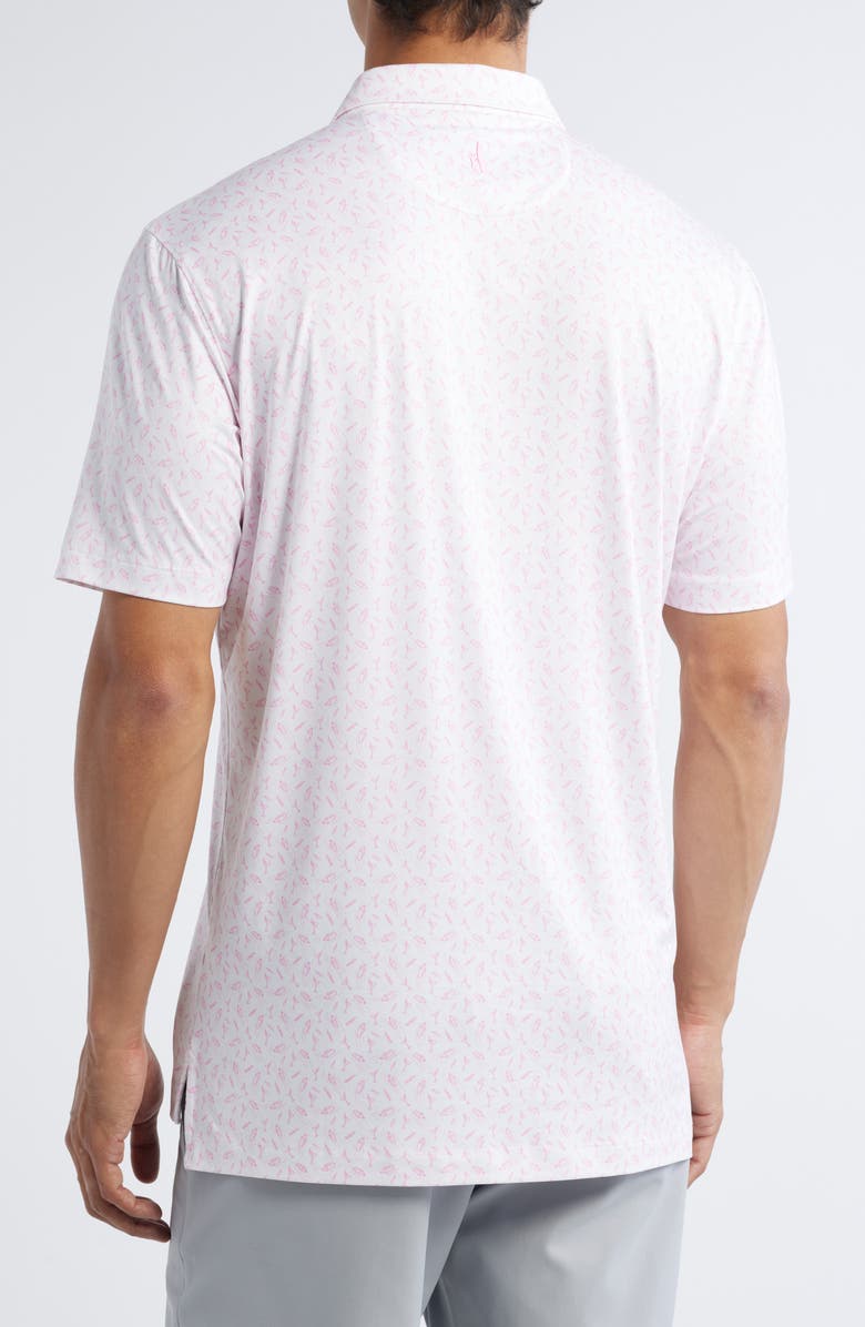 johnnie-O Tini Libations Print PREP-FORMANCE Golf Polo, Alternate, color, Porto Pink