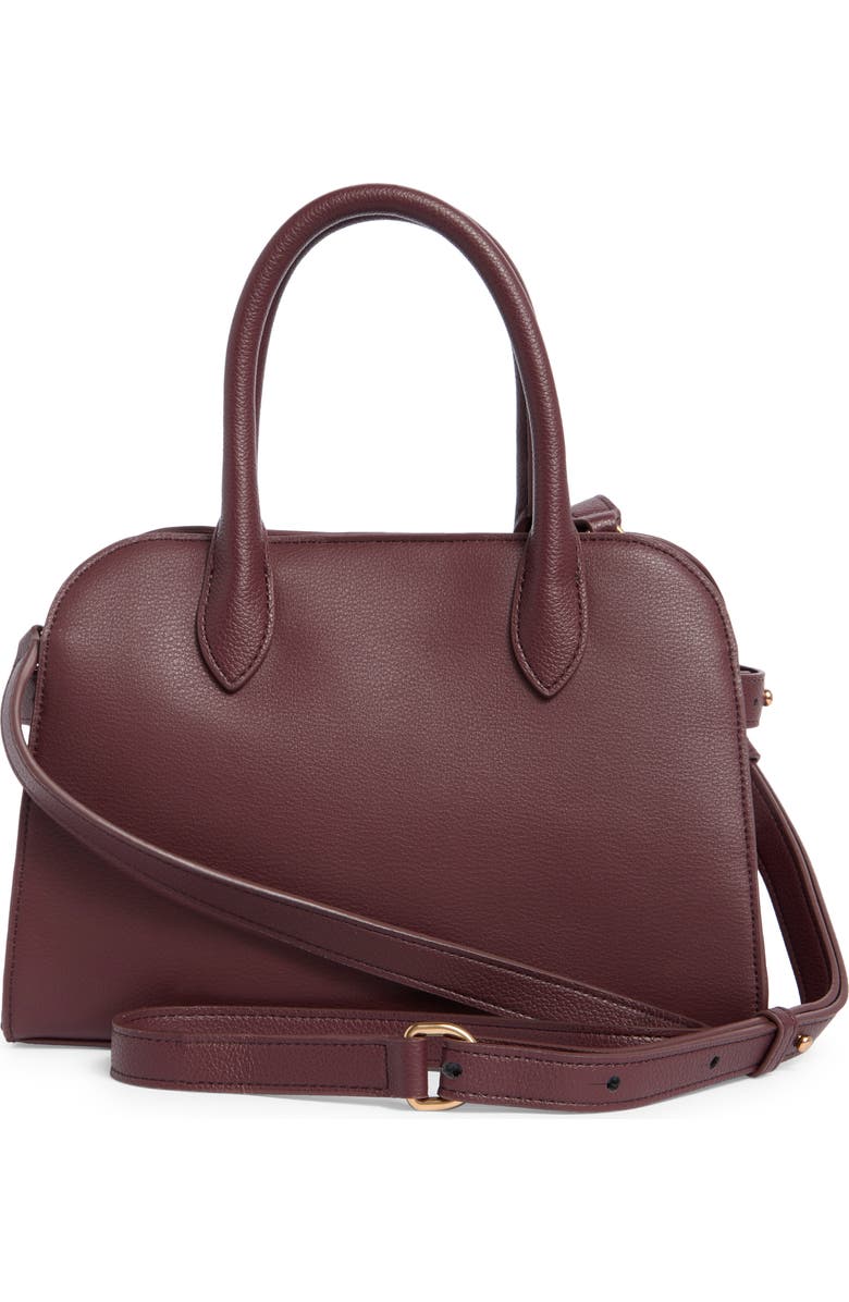 Sam Edelman Miranda Small Satchel, Alternate, color, Dark Red