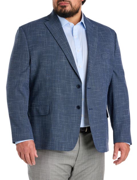Big & Tall Mini Houndstooth Sport Coat