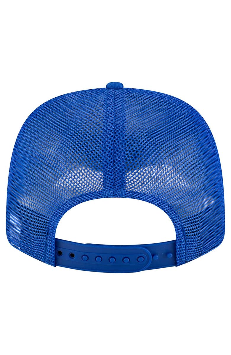 New Era Men's New Era Blue Seattle Sounders FC Labeled 9SEVENTY Trucker Stretch-Snap Adjustable Hat, Alternate, color, Blue