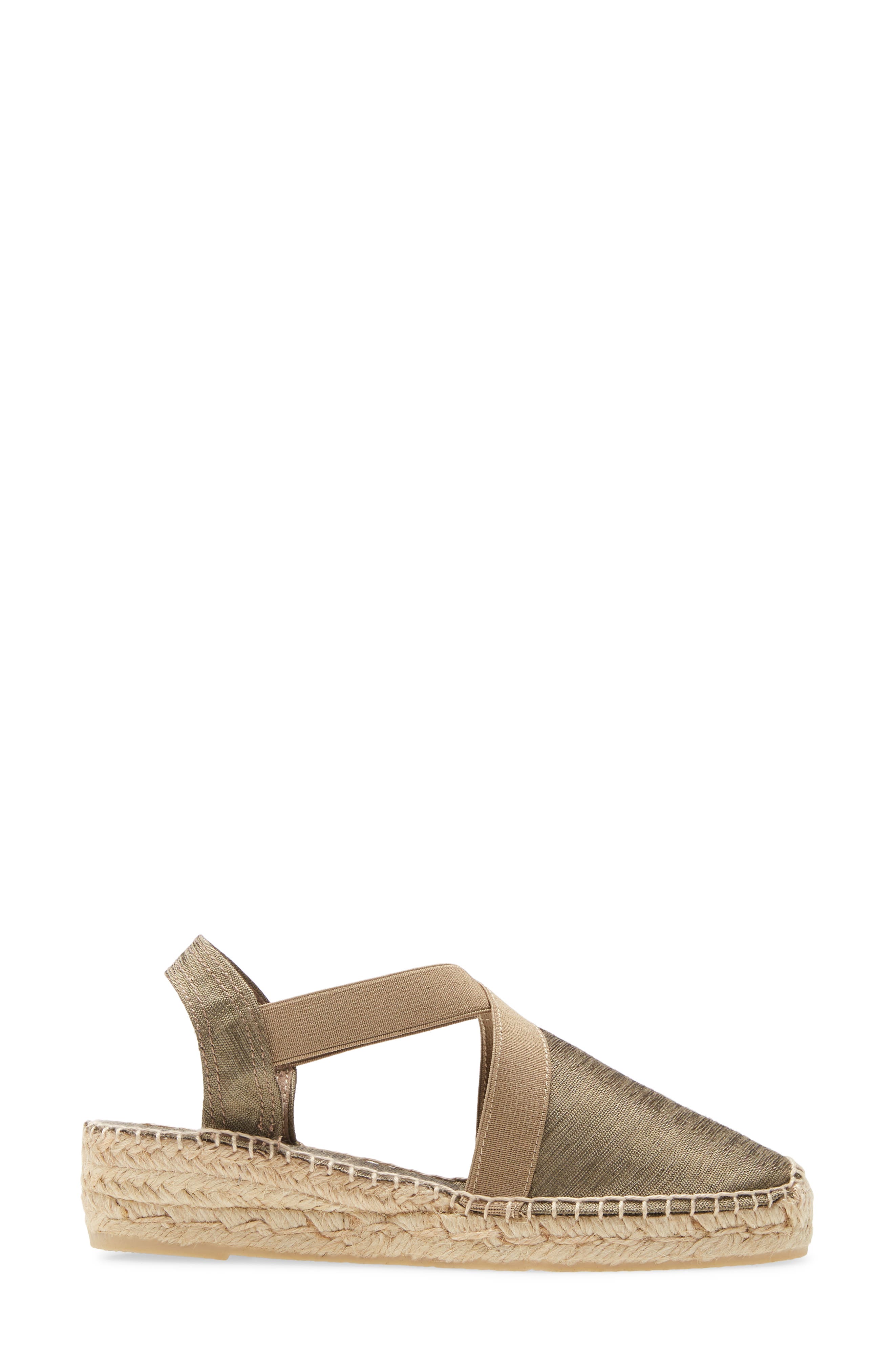 Toni Pons 'Vic' Espadrille Slingback Sandal, Alternate, color, Taupe Fabric