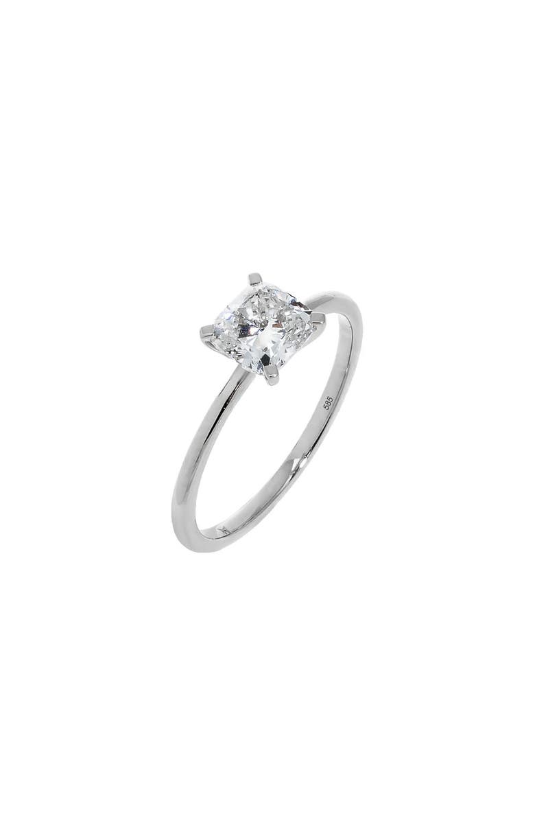 BY ADINA EDEN Lab Grown Diamond Cushion Cut Engagement Ring 14K, Main, color, 