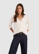 Baukjen Annie Ruffle Collar Blouse