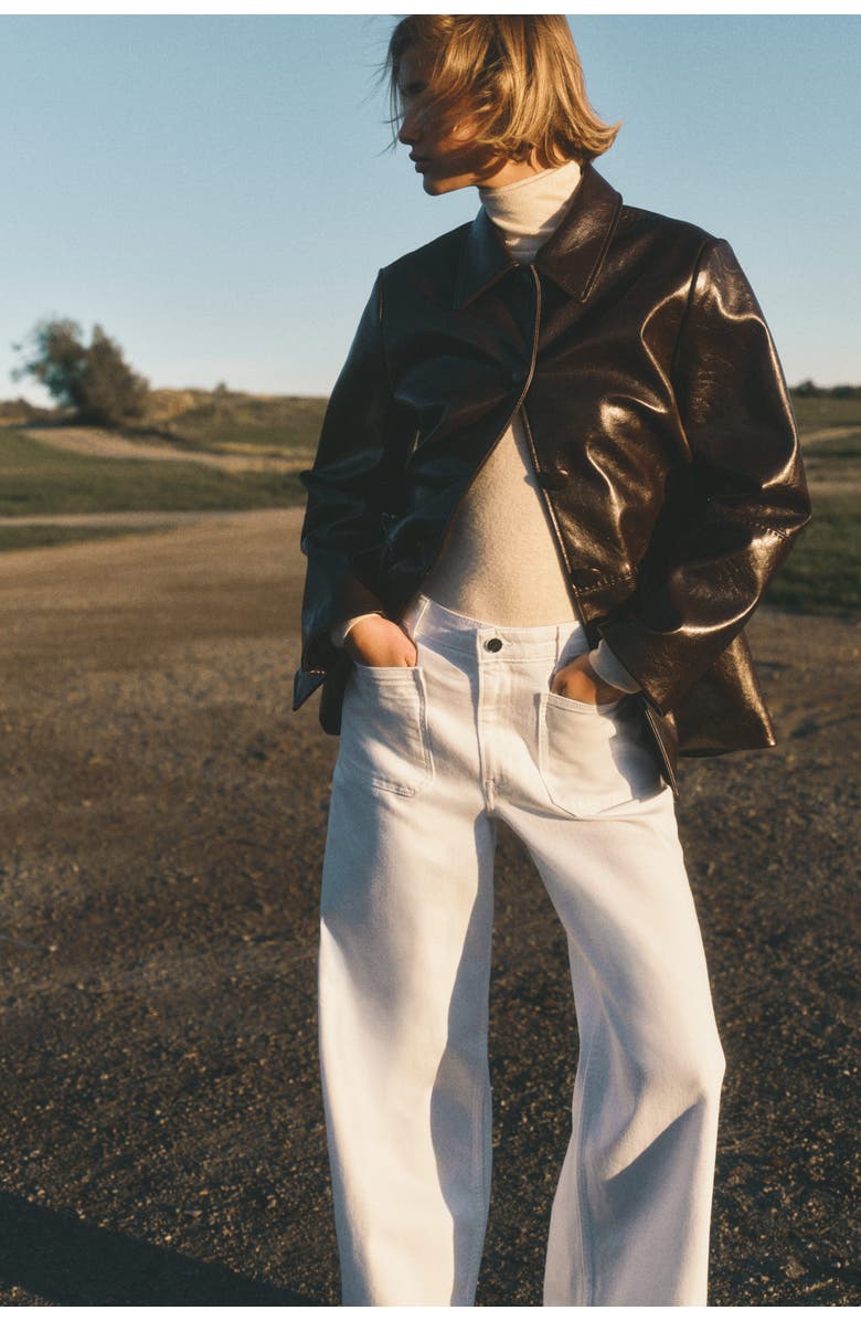 H&M Wide High Jeans, Alternate, color, 