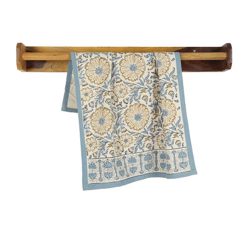 Bloom River - Hand Block Printed Kitchen Towels - Set of 2