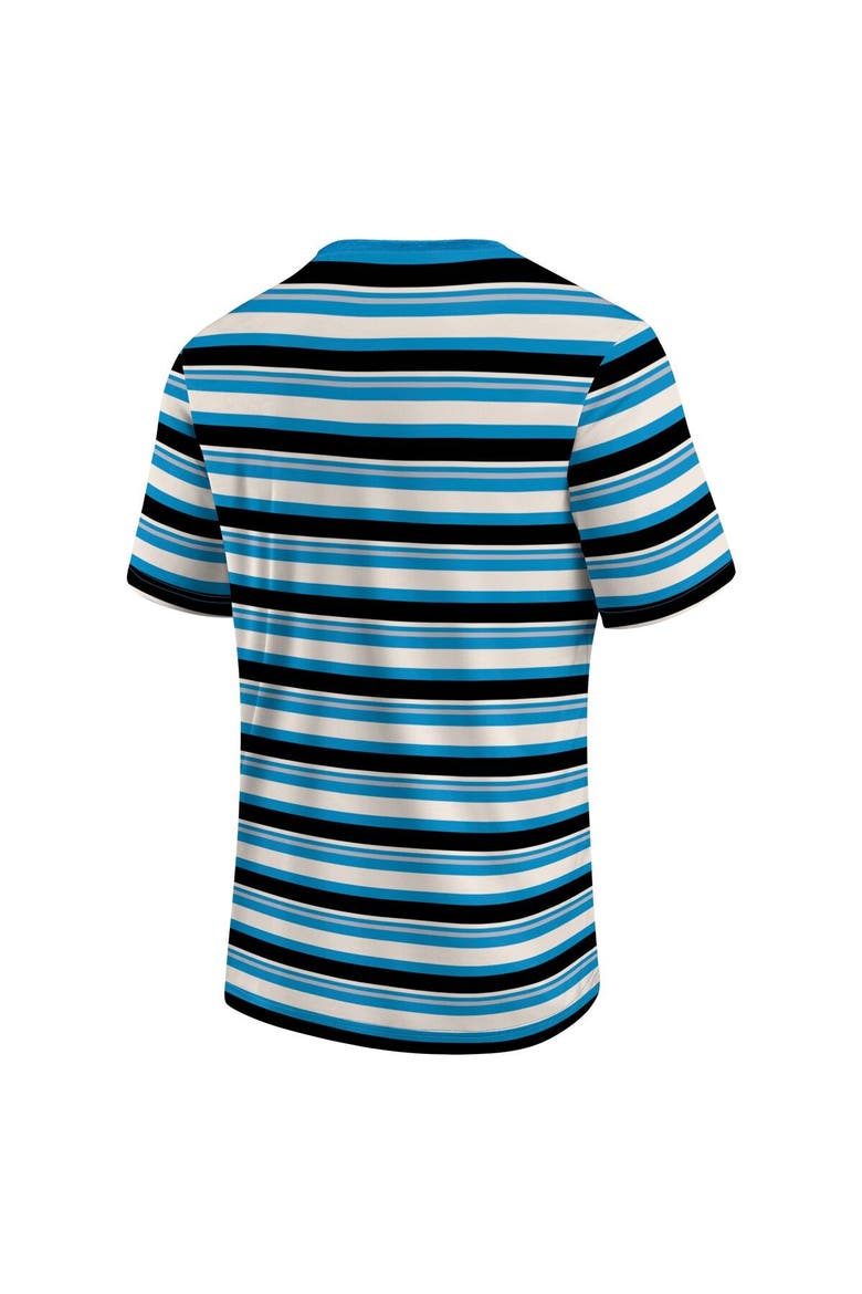 Men's Fanatics Branded Blue Charlotte FC Shot Clock Stripe T-Shirt, Alternate, color, Blue