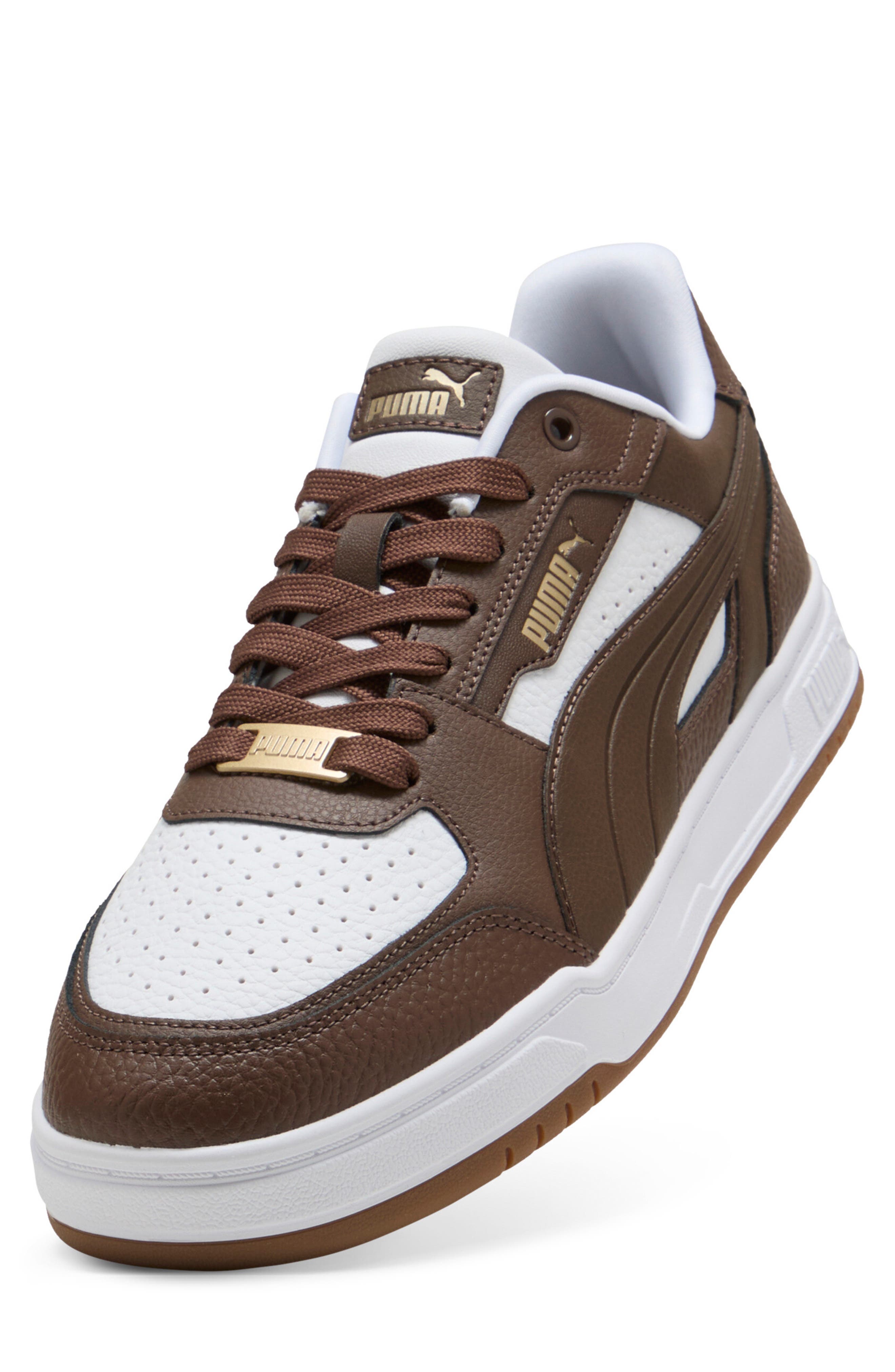 Caven III Plus Sneaker, Alternate, color, CHESTNUT BROWN/ WHITE/ GOLD
