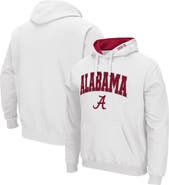 COLOSSEUM Men's Colosseum White Alabama Crimson Tide Arch & Logo 3.0 Pullover Hoodie