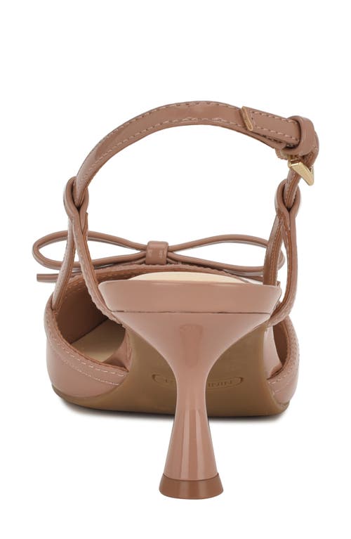Nine West Reissa Slingback Pointed Toe Pump In Neutral