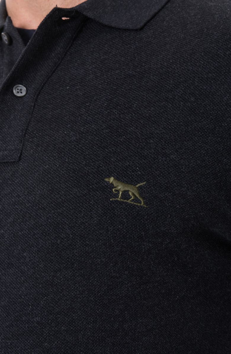 Rodd & Gunn Gunn Piqué Polo, Alternate, color, Charcoal