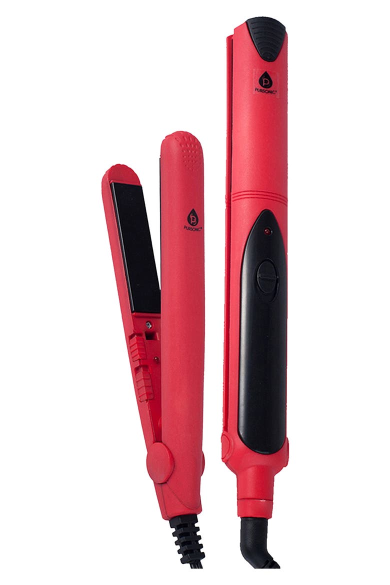 Set of 2 Hair Straighteners, Alternate, color, RED