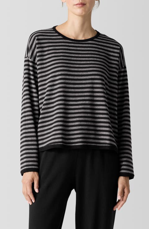 Stripe Long Sleeve Top