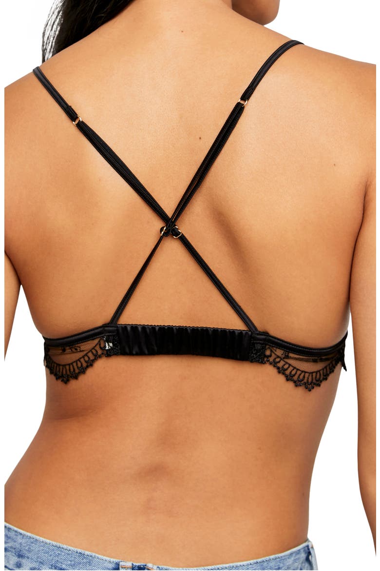 Intimately FP When in Rome Bralette, Alternate, color, BLACK