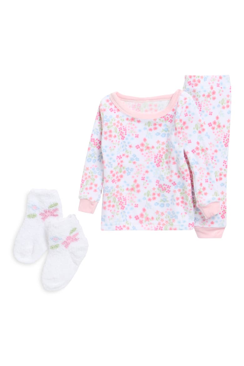 3-Piece Pajama Set, Main, color, WHITE