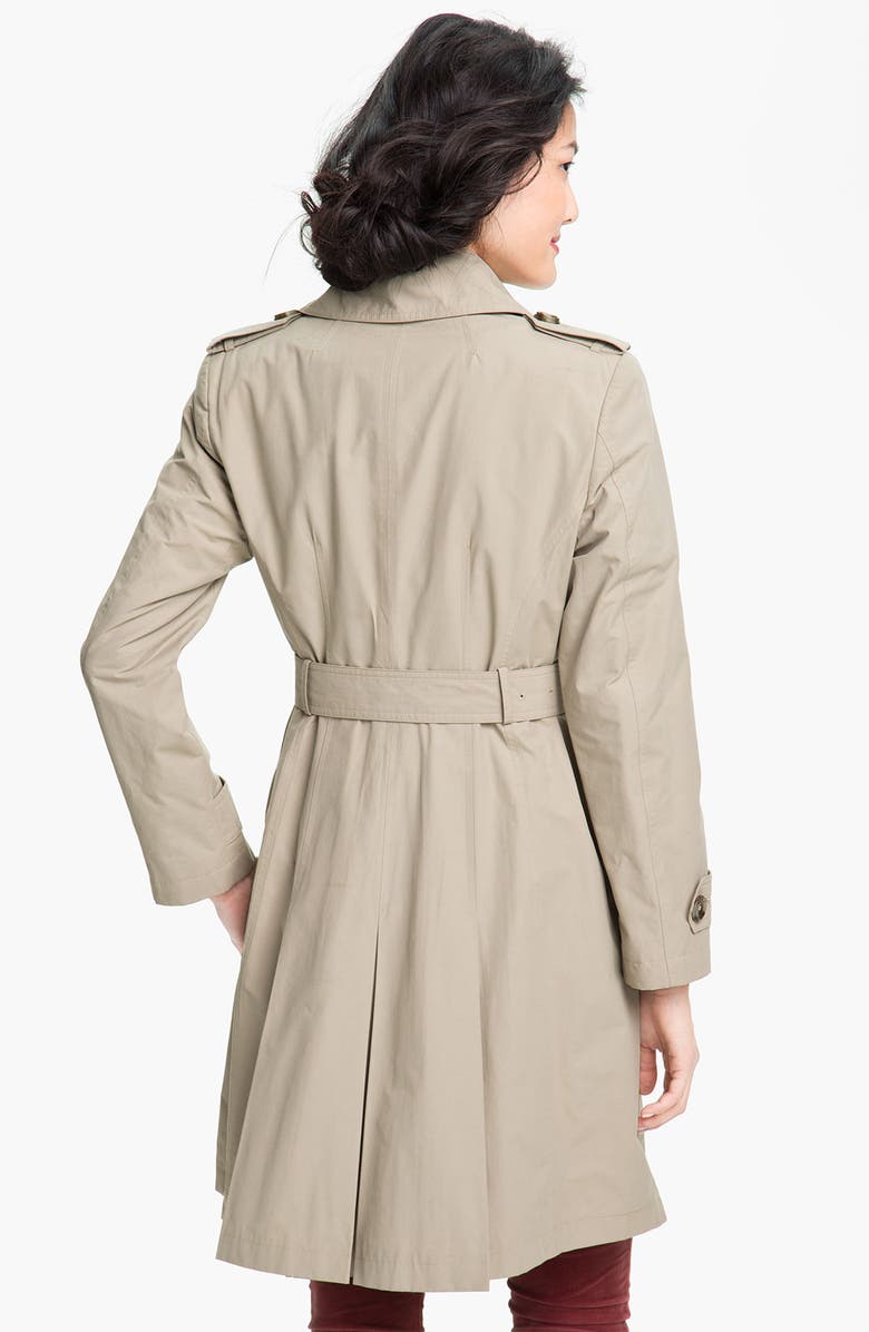 Calvin Klein Double Breasted Trench Coat, Alternate, color,