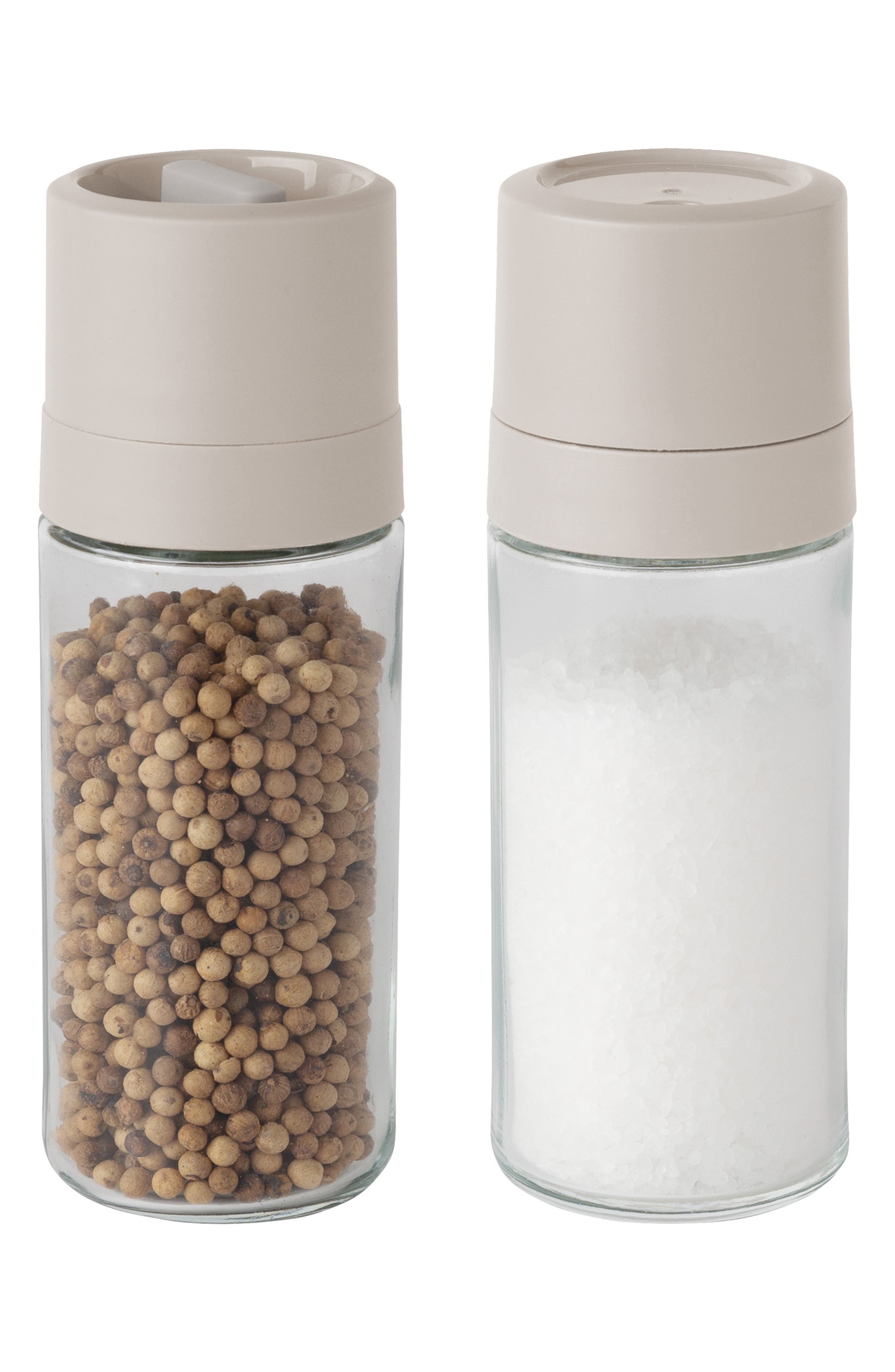 Leo Balance 2-Piece Glass Salt & Pepper Set