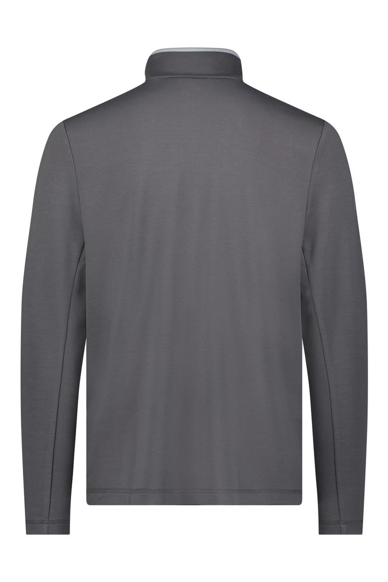 Textured Knit Quarter Zip Pullover, Alternate, color, DARK GREY