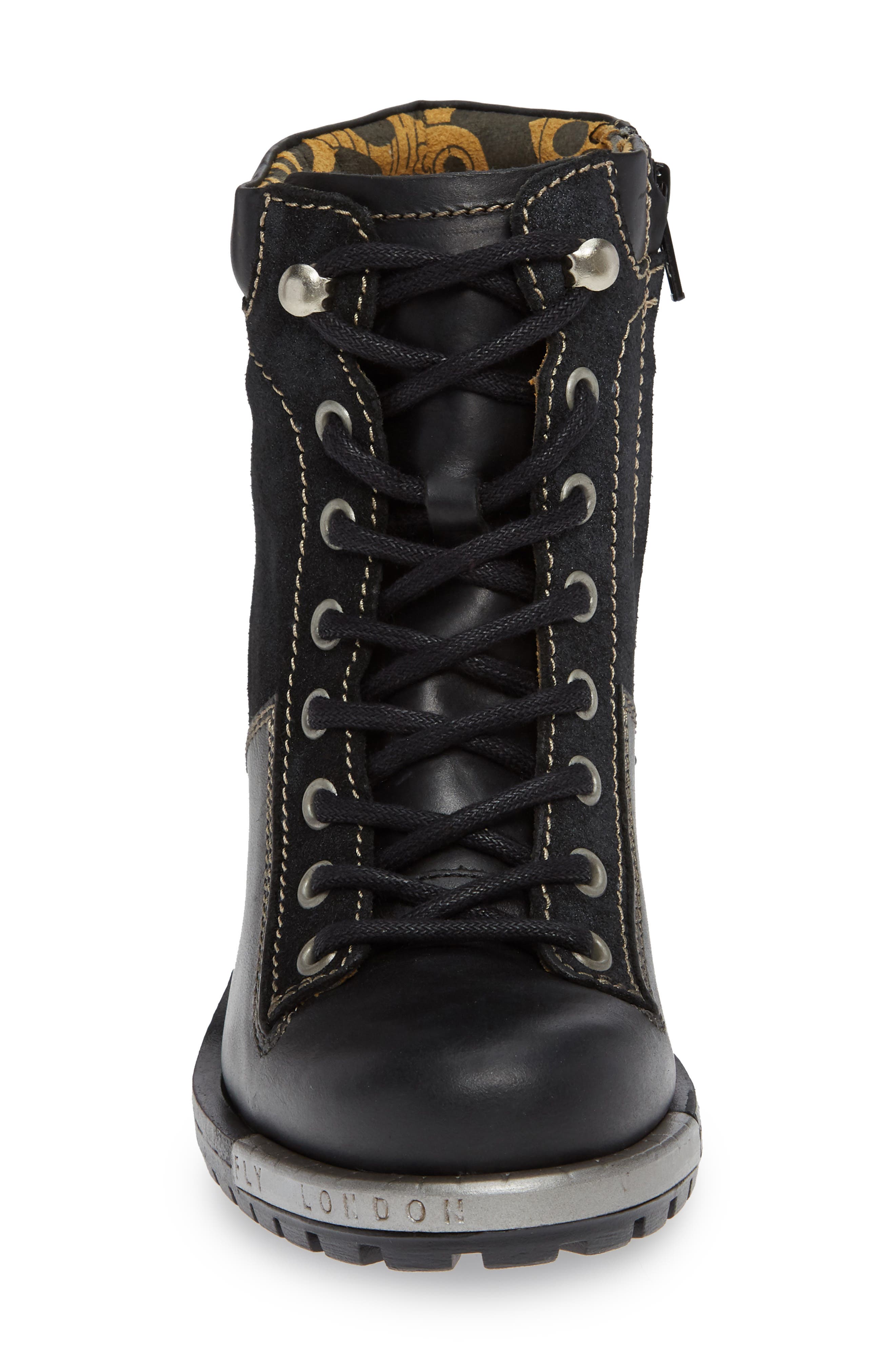 'Leal' Boot, Alternate, color, BLACK/ ANTHRACITE
