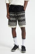 AMIRI Checkered Wool Mesh Shorts