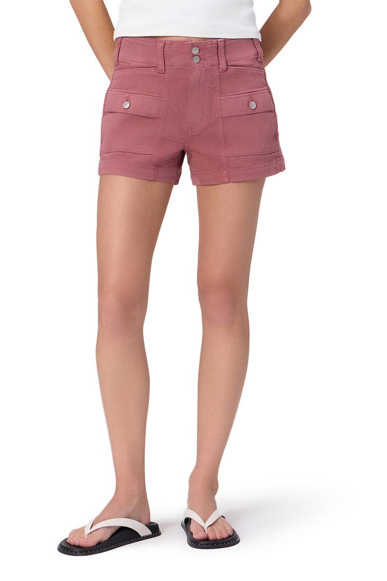 Olivia Cargo Shorts, Main, color, VINTAGE BRICK BERRY