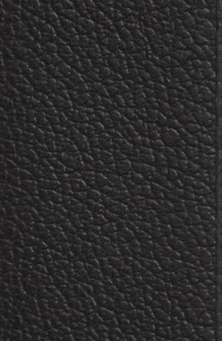 Ganni Crystal Buckle Recycled Leather Belt, Alternate, color, 