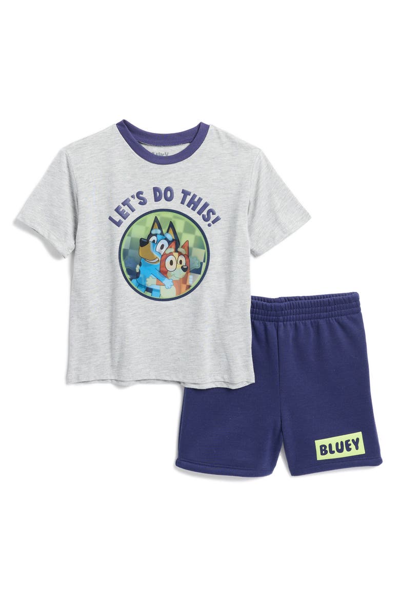 Happy Threads Kids' Bluey Lenticular T-Shirt & Shorts Set, Main, color,