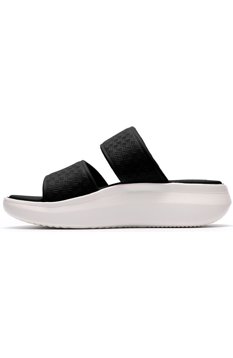 Clarks<sup>®</sup> Solevana Star Platform Slide Sandal, Alternate, color, Black