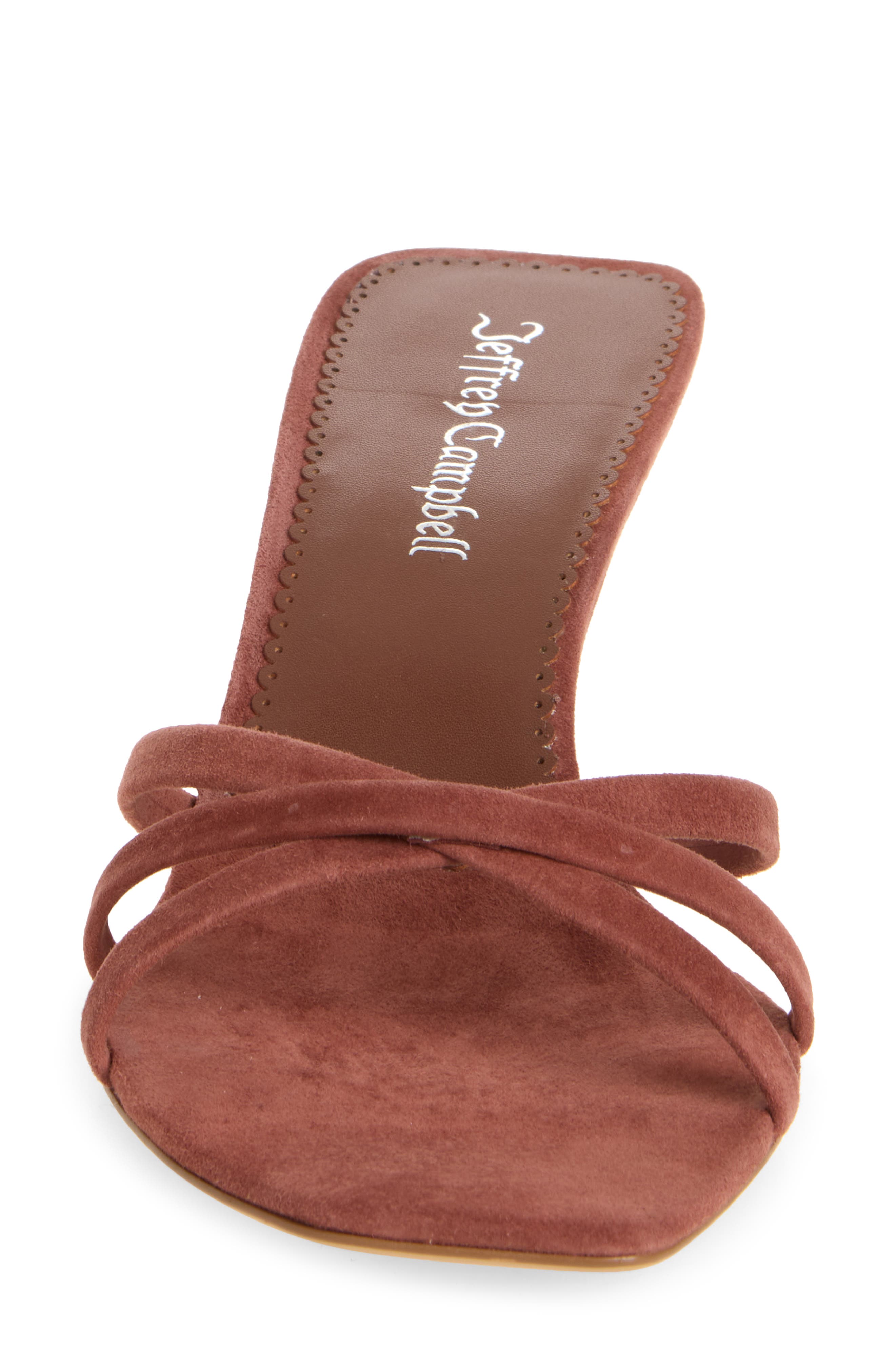 Nicoise Slide Sandal, Alternate, color, DUSTY ROSE SUEDE
