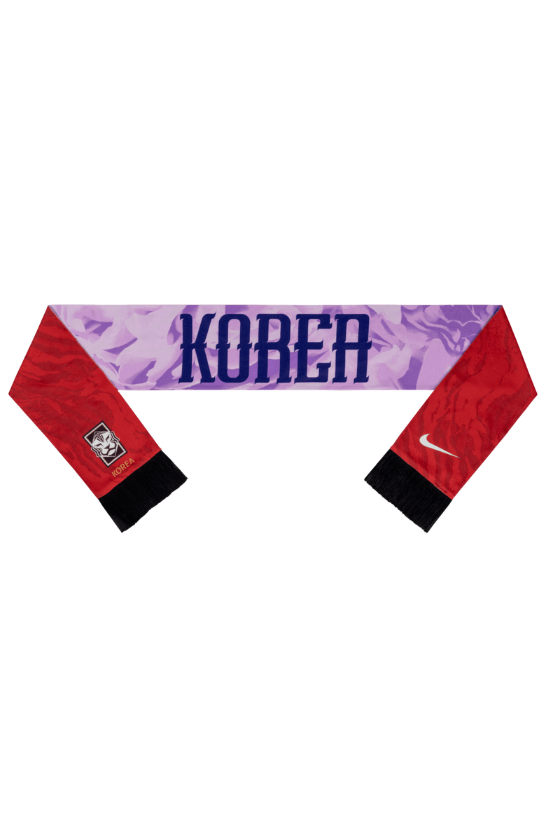 Nike South Korea National Team Local Verbiage 2.0 Scarf, Main, color, Red