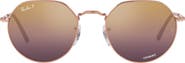 Ray-Ban Jack 51mm Gradient Polarized Irregular Sunglasses