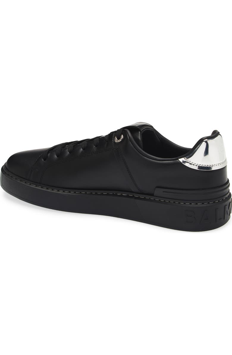 Balmain B-Court Low Top Sneaker, Alternate, color, Eac Black/ Silver