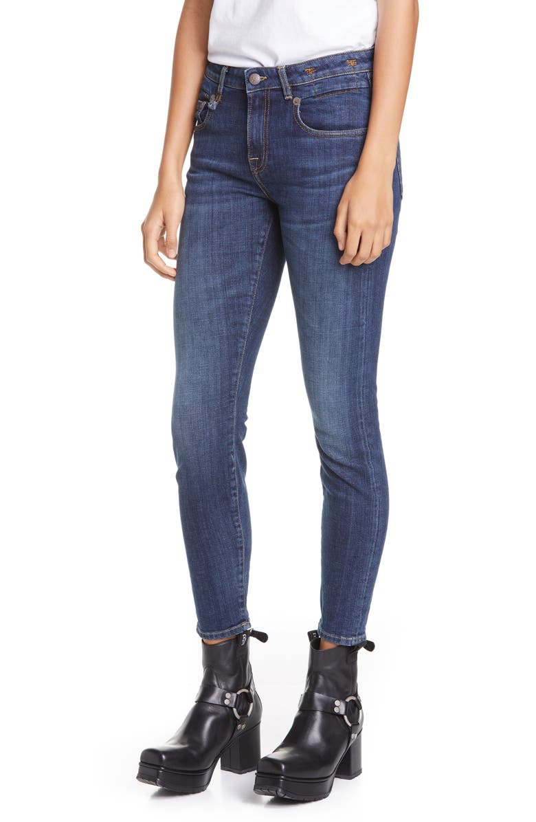 R13 Boy Skinny Jeans, Main, color, 