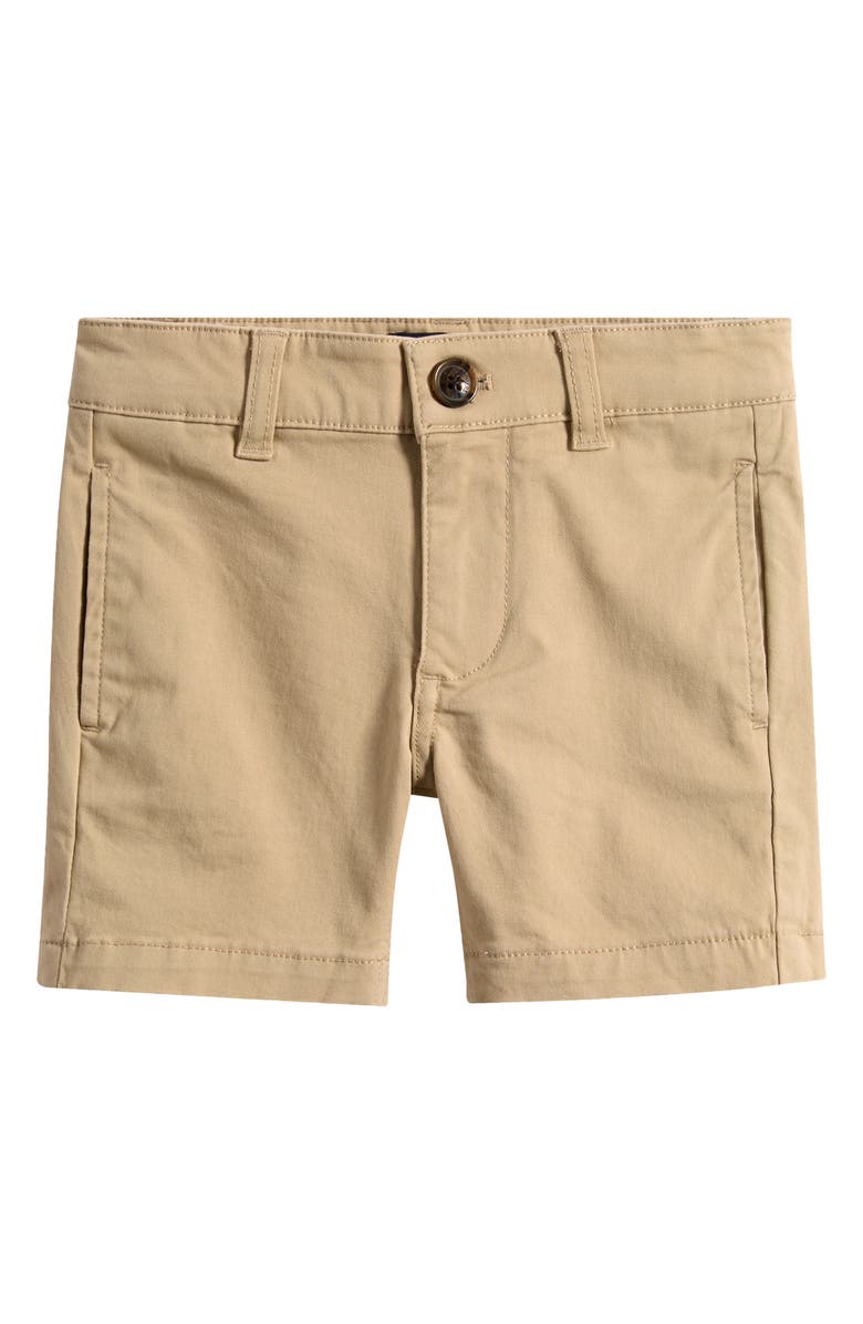 Brooks Brothers Kids' Stretch Cotton Shorts, Main, color, Sand