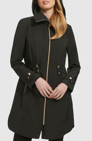 Cole Haan store Hooded Trench Coat