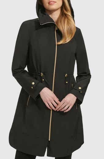 Cole Haan Signature Travel Packable Hooded Rain Jacket