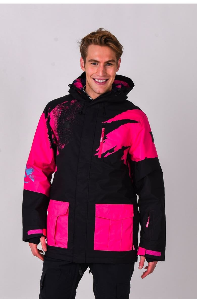 OOSC Afterparty Jacket, Main, color, Black & Pink