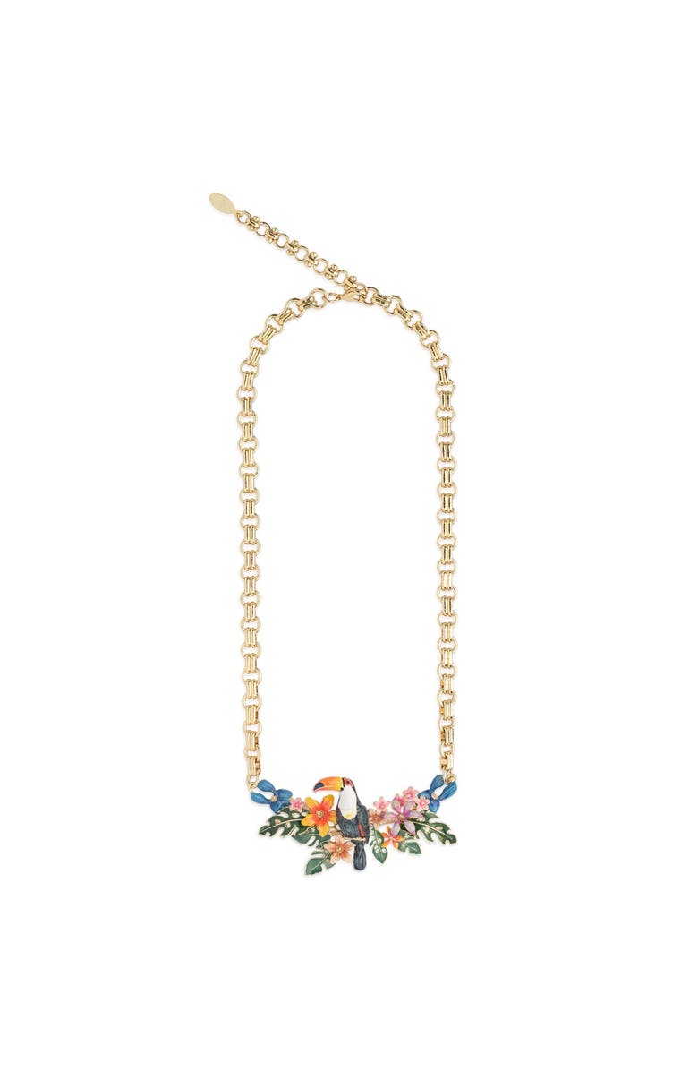Bill Skinner Studio Toucan Necklace, Alternate, color, Toucan