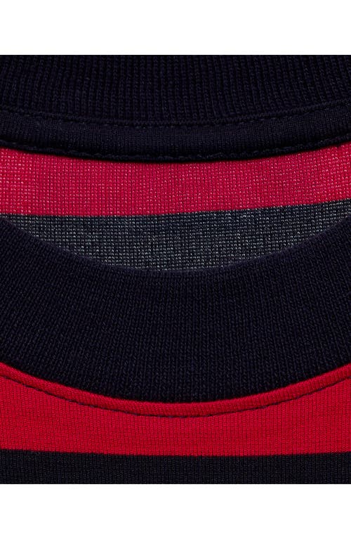 Shop Mango Stripe T-shirt In Red