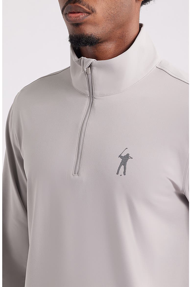 Signature Quarter Zip Pullover, Alternate, color, OPAL GREY