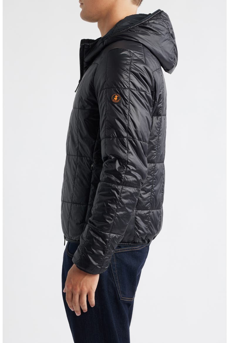 Floyd Quilted Water Resistant Jacket, Alternate, color, BLACK