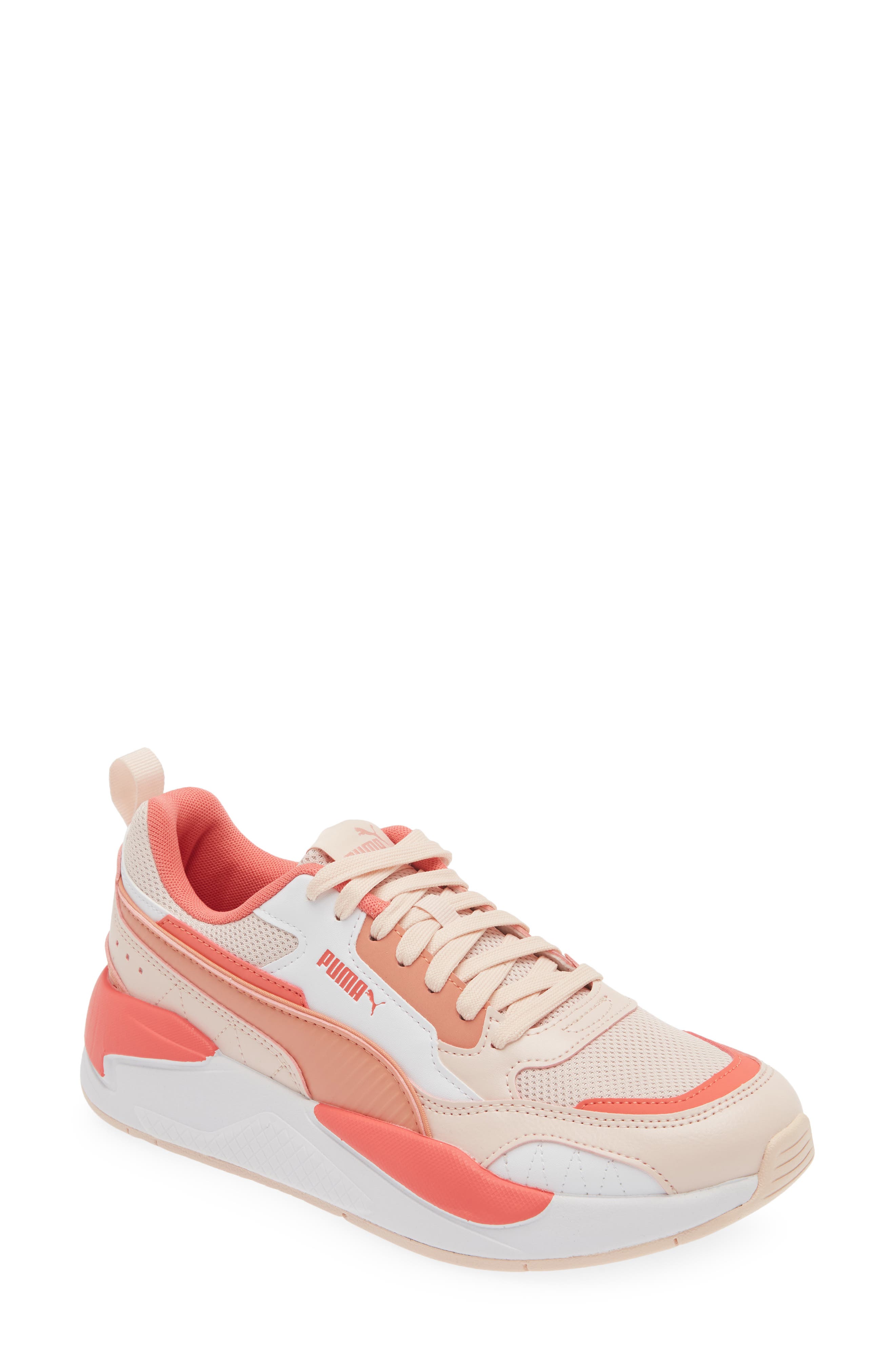 PUMA X-Ray 2-Square Sneaker, Main, color, Island Pink-Peach-White-Salmon