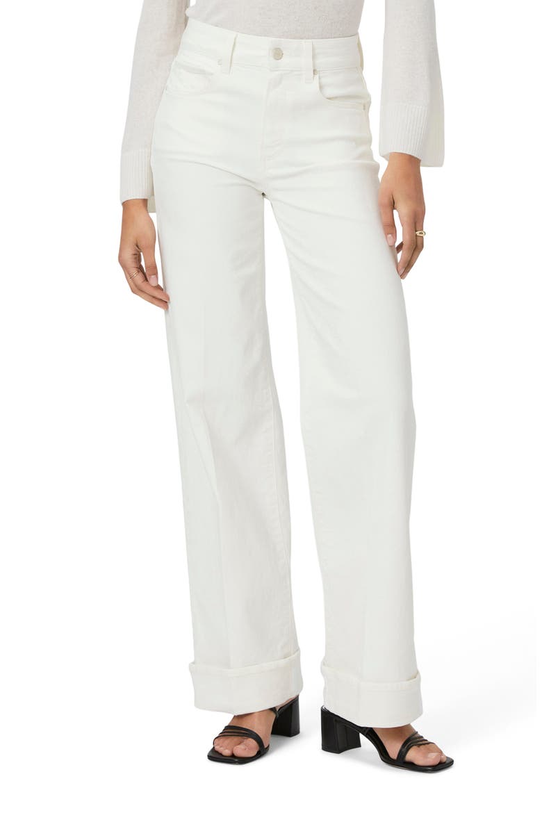 Sasha Cuff Wide Leg Jeans, Main, color, TONALECRU