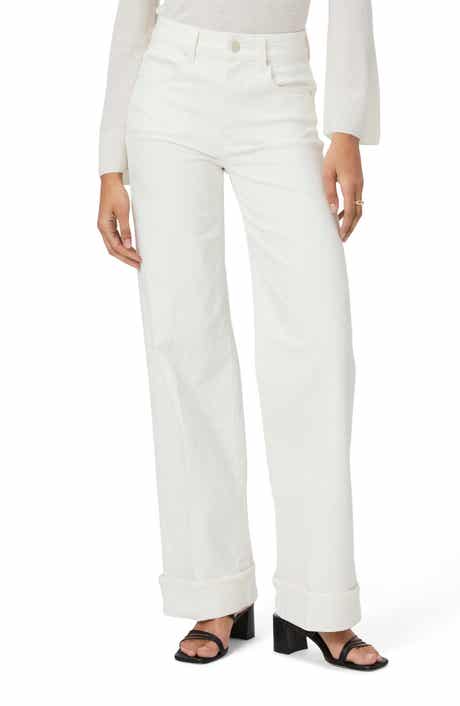 PAIGE Sasha Cuff Wide Leg Jeans