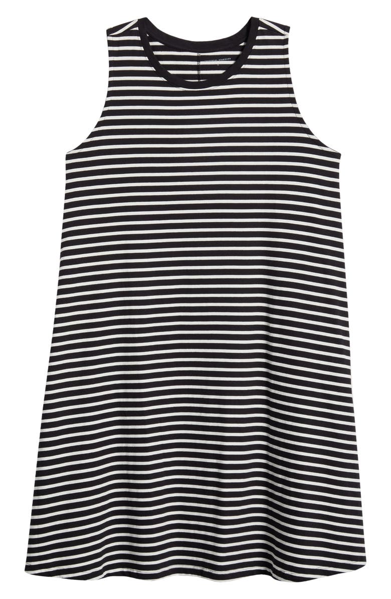 Universal Standard Bay Stripe Cotton Tank Dress, Alternate, color,